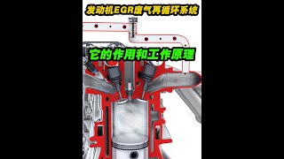 發動機EGR廢氣再循環系統問題的作用和原理#汽車知識 #汽車原理 #egr廢氣再循環系統