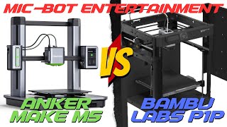 Mid-Range 3D Printer Battle: Ankermake M5 vs Bambu P1P Part 1 - Part 2 and Part 3 are a must watch!
