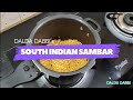 Authentic South Indian Sambar recipe - Dalda Dabbi