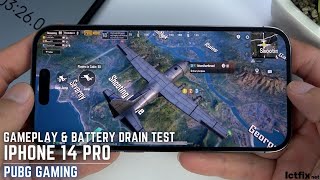 iPhone 14 Pro PUBG Mobile Gaming test | Apple A16 Bionic, 120Hz Display