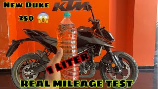 2025 KTM DUKE 250 MILEAGE TEST 😱 1 LITER ME KITNA DETI HAI ? 🤯🤯￼