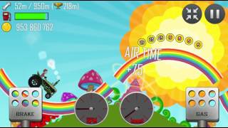 GOOD GAMES TO  PLAY★Hill Climb RACING TRACTOR ON RAINBOW ROAD★GAMEPLAY