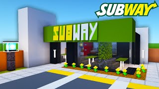 Minecraft Tutorial: How To Make A Modern Subway "2023 City Builds"