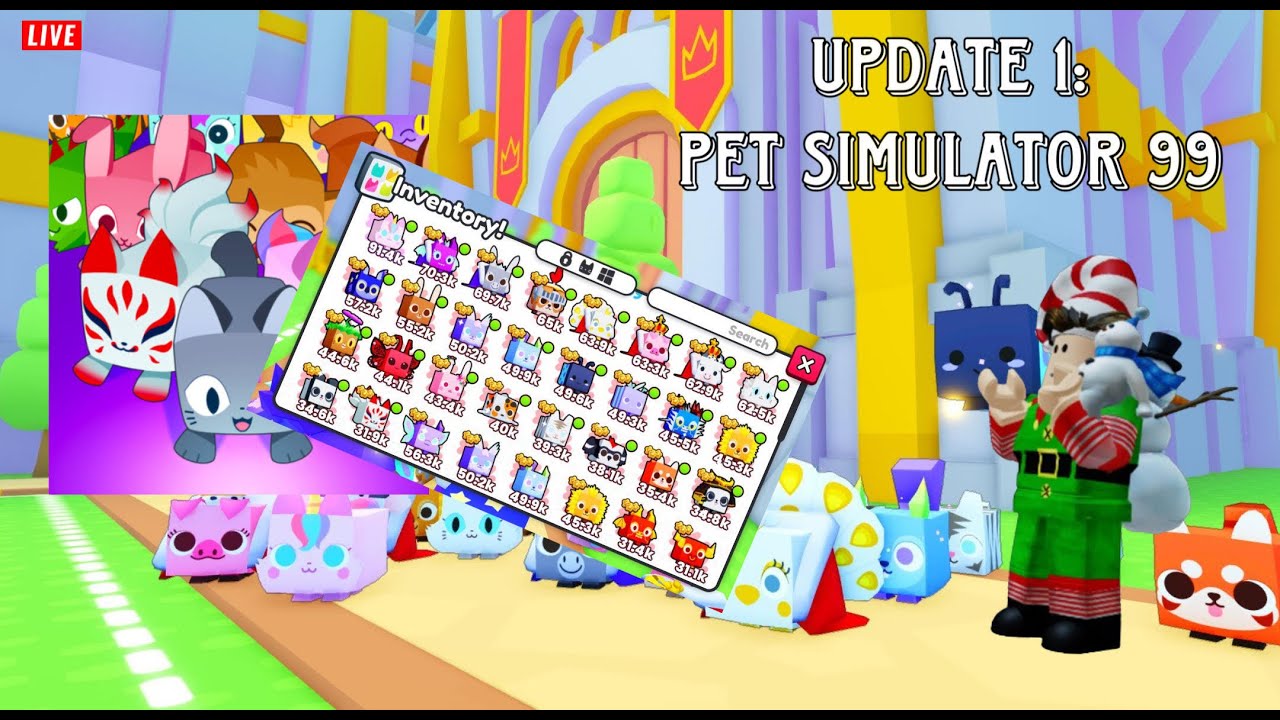 The First Update Pet Simulator 99 Live Youtube