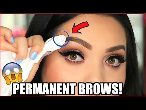 DIY PERMANENT BROWS | THE WUNDER BROW! DIY PERMANENT BROWS | THE WUNDER BROW!