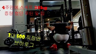 3대500직장인 스쿼트 증량 꿀팁!(손도끼)