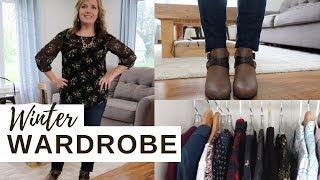 Simplified Winter (non capsule) Wardrobe | Minimalist Mom Life (2018)