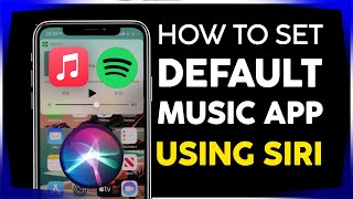 🎶How to Set Default Music App Using Siri on IPhone🎶