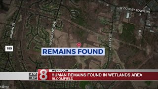 Human remains found in wetlands area in Bloomfield