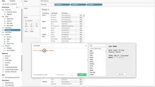Tableau Tutorial - Splitting & Concatenating Data