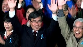 沖縄県名護市長選で稲嶺氏が再選