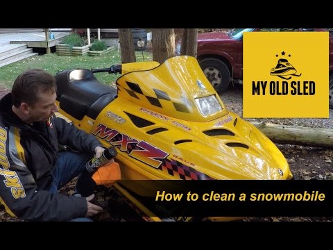 How to clean a snowmobile How to clean a snowmobile