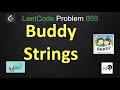 buddy strings | buddy strings leetcode | leetcode 859 | string