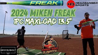 Hitting the 2024 Miken Freak 1PC Maxload | USSSA Slowpitch Bat Review