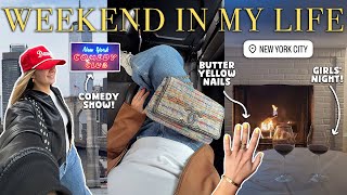 cozy NYC weekend vlog 🚕🌧️ rainy day plans, girl time & things to do in the city