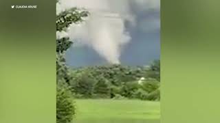 Possible funnel cloud in South Elgin