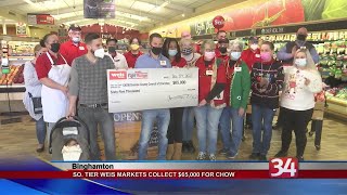 Weis Markets collect $65,000 for CHOW