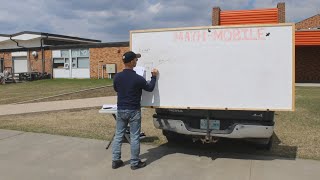 Shellbrook teacher uses his truck as a "math mobile" to teach his students