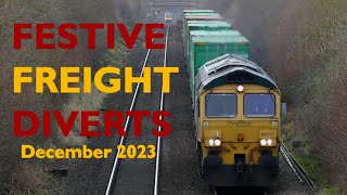 Three Days of Freight Diverts (80+ Freight Trains!)