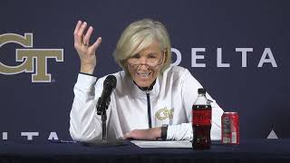 GTWBB head coach Nell Fortner postgame press conference vs. Georgia - Nov. 17, 2024