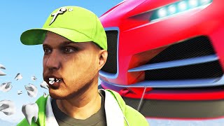 DON'T Get Hit By FLYING Cars... (GTA 5 Challenge)