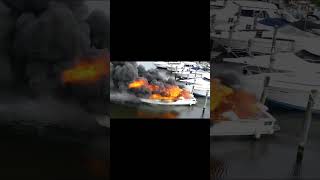 Bort In Fire #fire #automobile #explosion