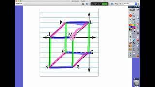 Parallel, Perpendicular & Intersecting on 3D shapes