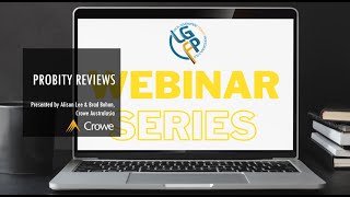 LGFP Qld Webinar - Probity Reviews (Crowe Australasia) - 26 August 2021