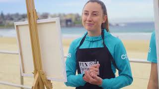 Commbank Matildas visit Bondi Beach