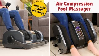 बिल्कुल हाथों जैसी मसाज वाला पैरों का मसाजर | Agaro Royal Air Compression Foot Massager