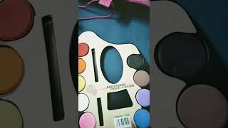 unboxing new artist palette and drawing lotus and sunflower #shorts #shortvideo#drawing#bunnyproart