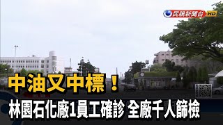 中油又中標！　林園石化廠1員工確診　全廠千人篩檢－民視新聞