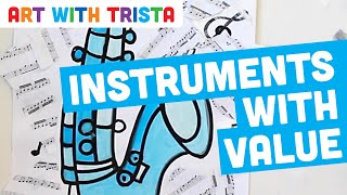 Value Instruments Color Theory Art Tutorial - Art With Trista
