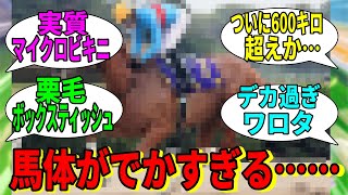 【競馬の反応集】「あまりにデカすぎる馬、発見される」に対する視聴者の反応集