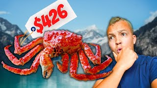WE ATE $426 CRAB LEGS IN ALASKA!