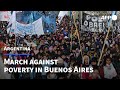 Thousands march against poverty in Buenos Aires | AFP