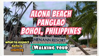 PANGLAO BEACH BOHOL (walking tour 2024) with different international restaurants