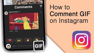 How to Comment GIFs on Instagram! [iPhone and Android Phone]