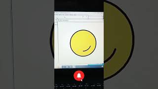 #shorts draw smile face using turtle graphic #programming #youtube #python #code #shortsfeed #short