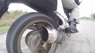 Delkevic Exhaust on Honda VFR 800 F 2014