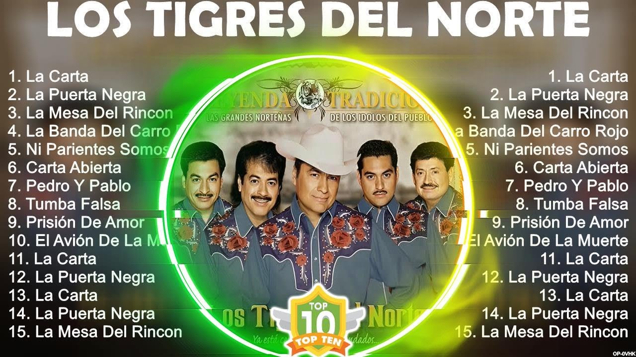 Los Tigres Del Norte Álbum Completo 2023 ~ The Best Songs Of Los Tigres ...