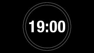 19 Minute Timer - 1140 Second Timer Countdown with progress ring (4K)