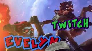 [League of Legends] Evelynn and Twitch Criminal Duo animation