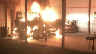 New clues in string of possible arson fires