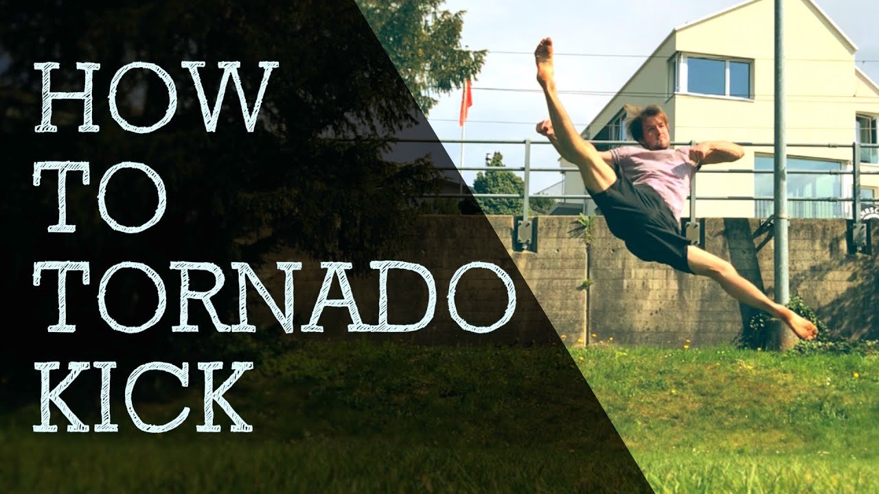 How To Tornado Kick - In 3 Steps For Beginners | Easy Tricking Moves ...