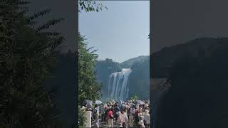 9.25中国·贵州·黄果树瀑布实况 #定制旅游 #travel #貴州 #旅行 #shifenwaterfall #waterfall #风景 #automobile #贵州旅游