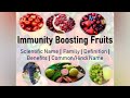 Immunity Boosting Fruits | Scientific Name | Biology | The Big Bio Theory