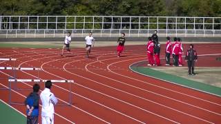 近江高校　男子陸上競技部　石原・金田２００ｍ　2015.2.21