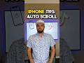 Insane iPhone Tip! How to Auto Scroll 🥵⚡️a MUST KNOW!!