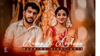 Traditional | Kerala  |Best | Hindu Wedding | highlights | 2020 | Anoop  💏 Archana